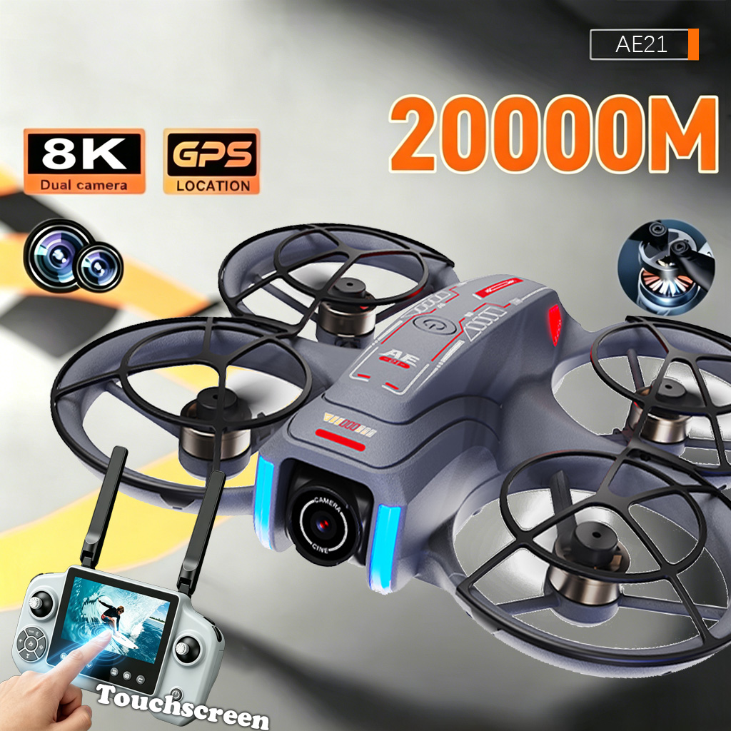 Drone Gimbal Brushless - Upgrade AE21 Aerial Drone 8K HD