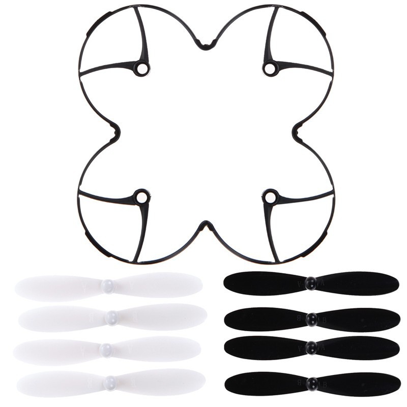 Drone Gimbal 2 Axis - Hubsan X4/X6 Propeller Guard Ring+8 Pcs