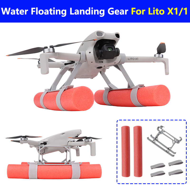 Drone Gimbal Mount - Float Landing Skid Landing Gear For