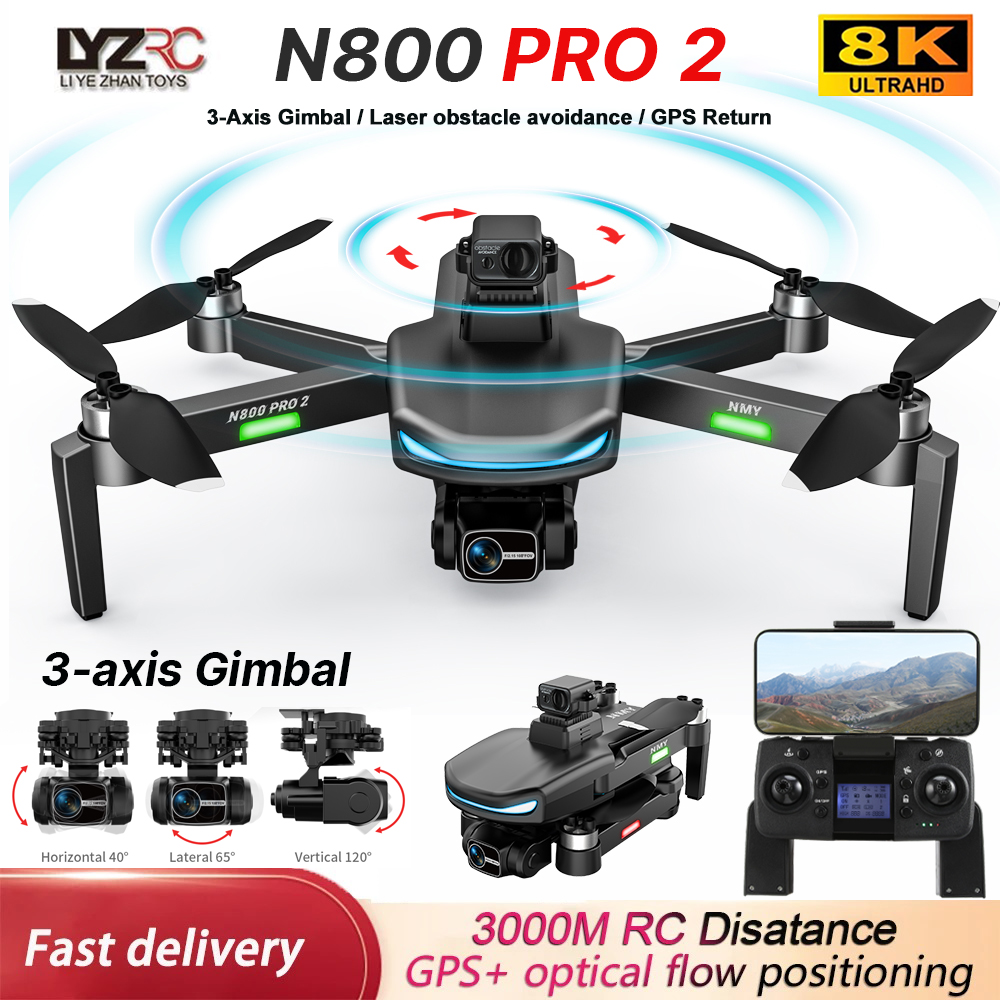 Drone Gimbal 2 Axis - N800 PRO 2 GPS Drone Professional