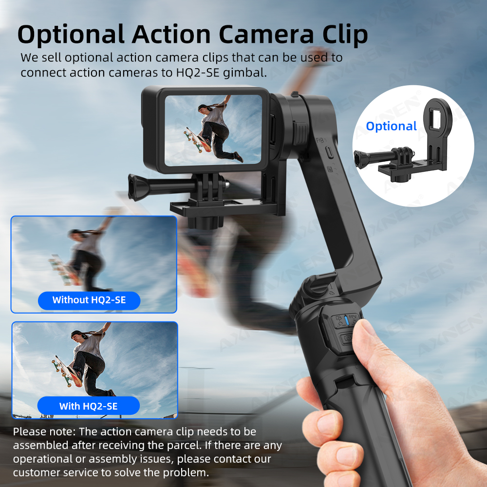 AXNEN HQ2-SE Mobile Phone Stab - Drone Gimbal For Gopro incelemesi ve fiyatı