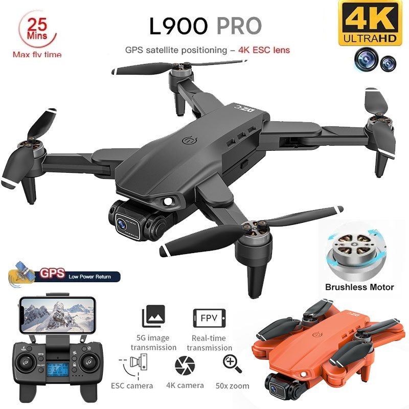L900 Pro GPS Drone 4K Professi - Drone Gimbal Brushless incelemesi ve fiyatı