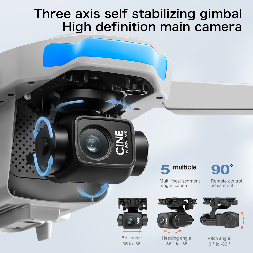 S-X1 MAX GPS Drone with 3-Axis - Drone Gimbal 3 Axis incelemesi ve fiyatı