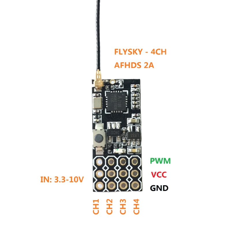 Flysky FS2A Mini Receiver 4CH  - Drone Gimbal Controller incelemesi ve fiyatı