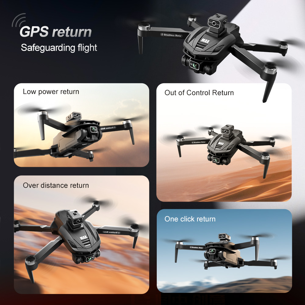 V168 PRO Max GPS Drone 8K Prof - Drone Gimbal Brushless incelemesi ve fiyatı