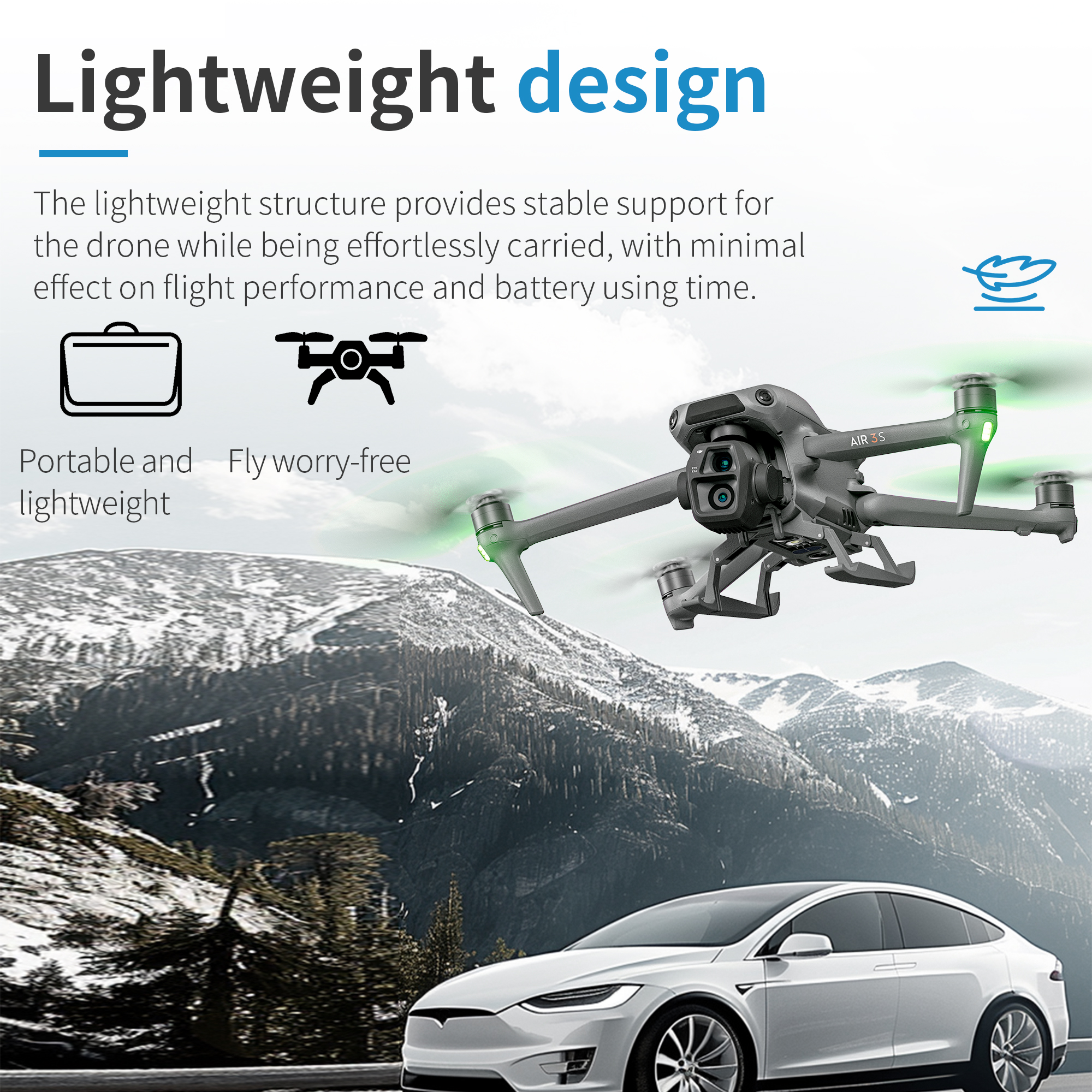 STARTRC for DJI AIR 3S drone l - Drone Gimbal Mount incelemesi ve fiyatı
