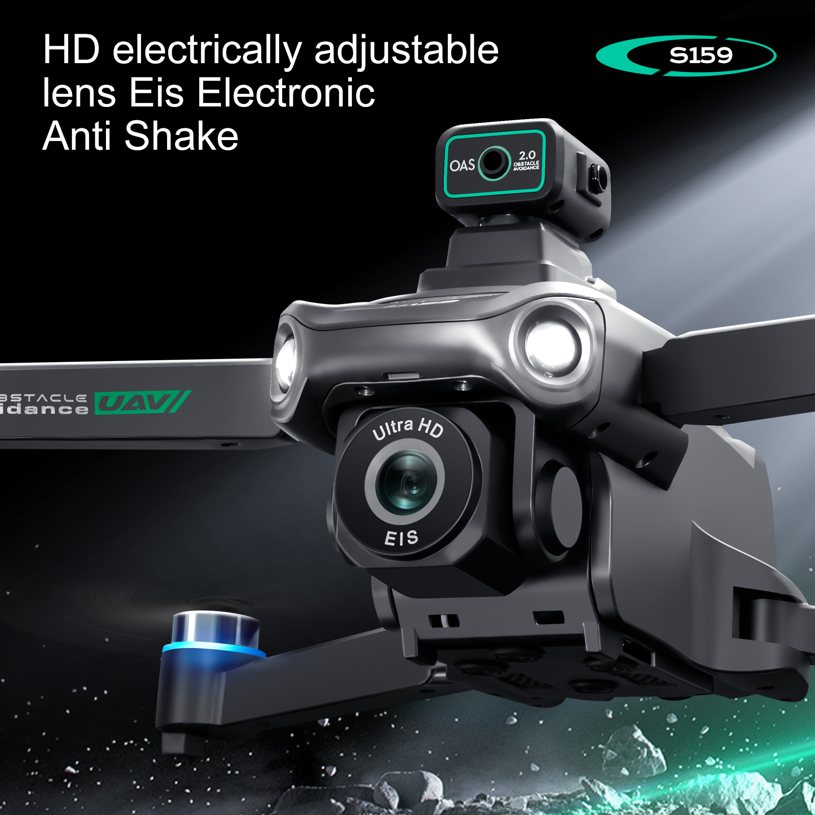S159 GPS Drone 4K Profesional  - Drone Gimbal Brushless incelemesi ve fiyatı